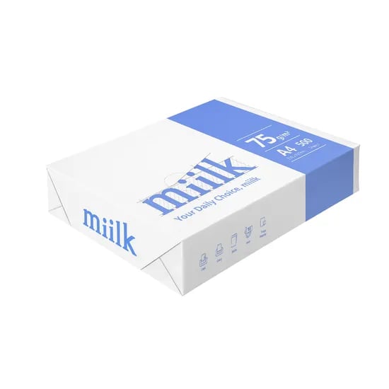 한국제지 밀크 A4용지, 75g, A4, 500매