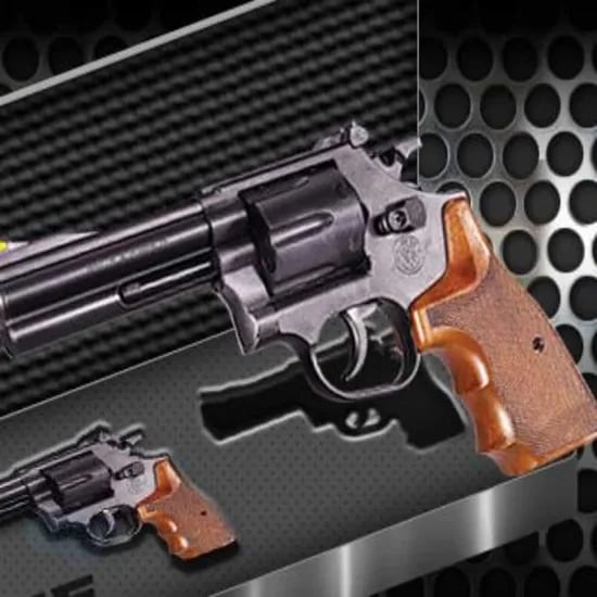 아카데미과학 매그넘4 리볼버 비비탄총, M5864 MAGNUM, BB5000알 2통, 800알 1통, 1개