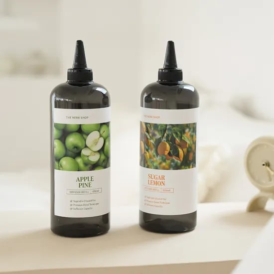 더허브샵 특대용량 디퓨저 리필, 그린피톤치드, 1050ml, 1개