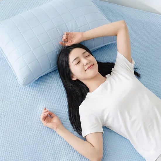 더자리 안녕 열대야 아이스브릭 냉장고 여름 누빔 침대패드, 아이스차콜, S/SS(110x200cm)