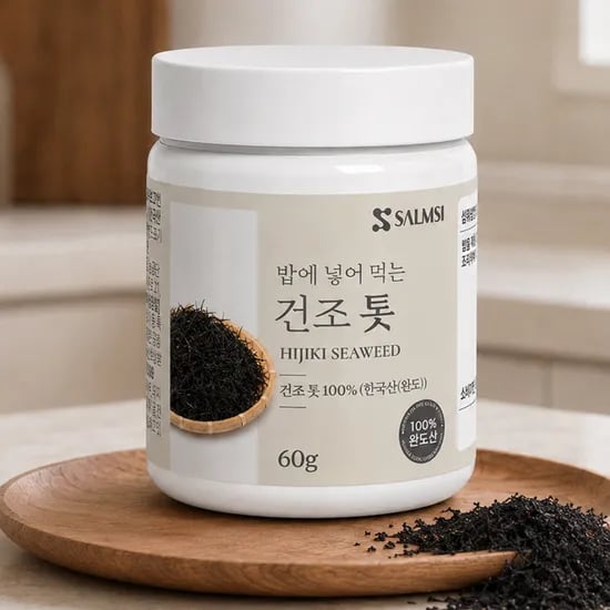 SALMSI 밥에 넣어 먹는 건조 톳, 60g, 6개
