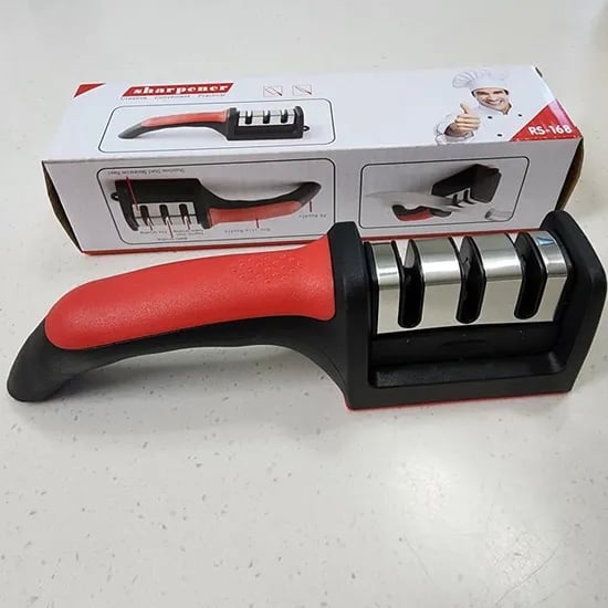 RizPick 휴대용 칼 가위 칼갈이, 1개