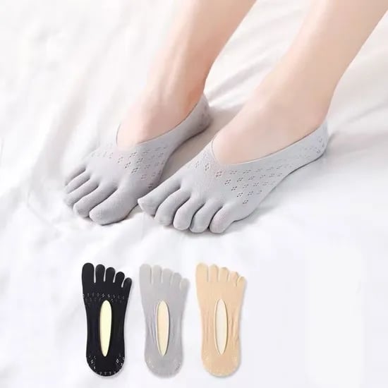 2+1 발냄새 싹 발가락 망사 덧신 요가양말 페이크삭스 양말 SOCK-FS-003, 스킨, FREE, 3개