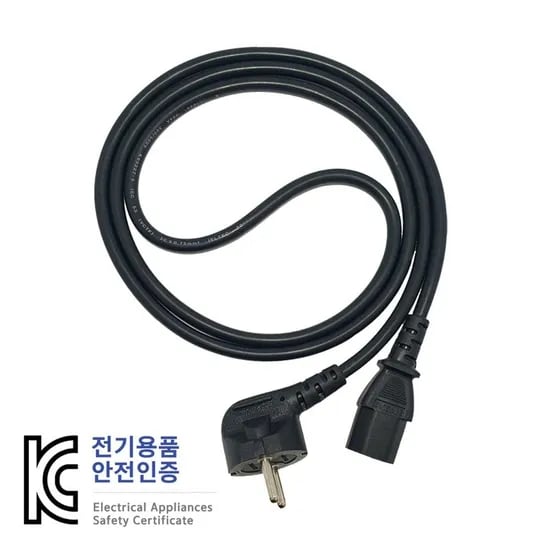 국산 AC 220V 파워 케이블, 1m, 1개