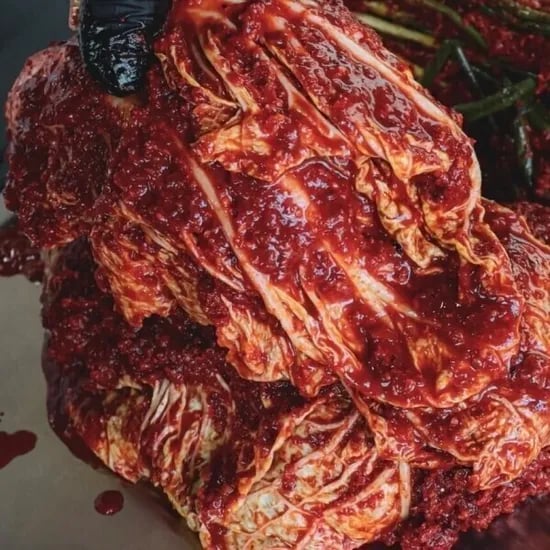 전라도 매운 실비김치, HACCP, 당일제조, 2kg, 1박스