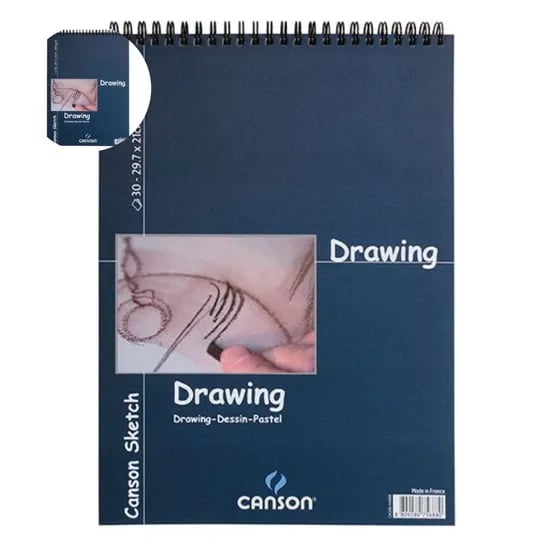 캔손 엠보싱 스케치북 200g A4, 29.7x21cm, 30매