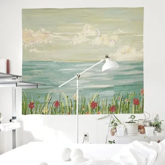 대형 패브릭 포스터 유화 수평선 M, 130cm, 1개