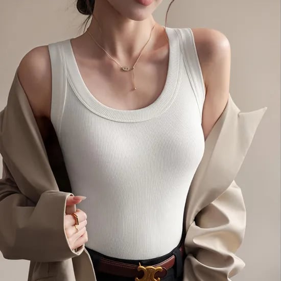 데일리 스판 나시, 블랙, FREE PLUS, 3개