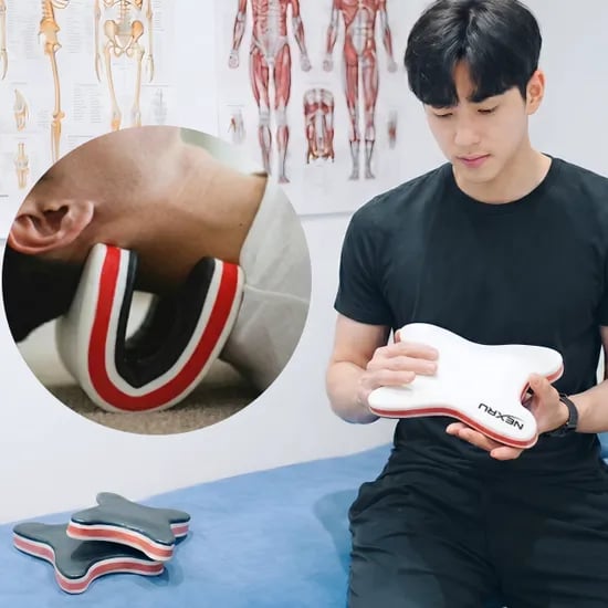 넥스루 목 견인기 경추 스트레처, 1개