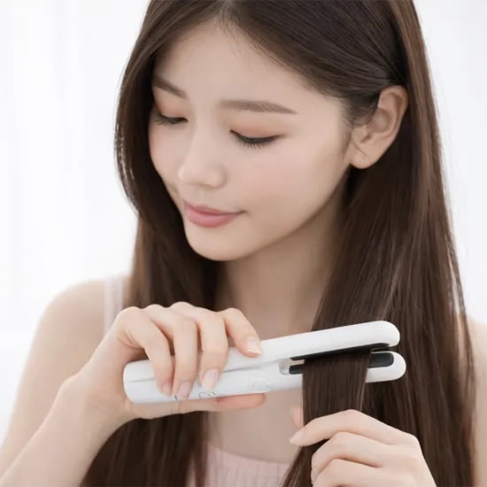 휴대용 여행용 무선 미니 고데기, MDJ-001M, 블랙, 1개