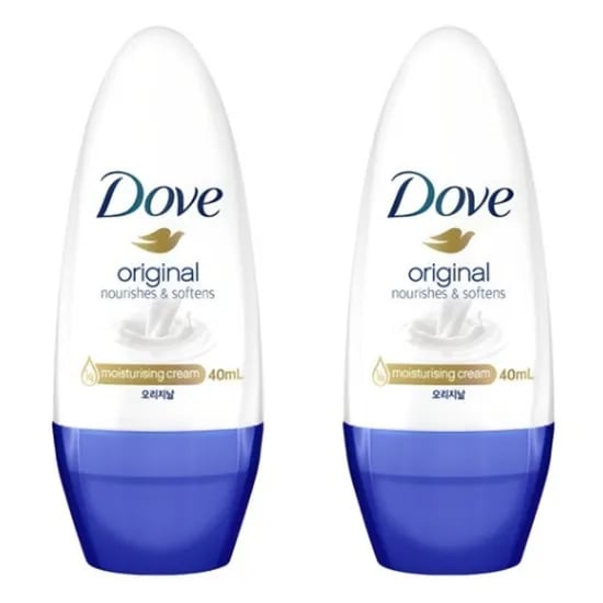 도브 오리지날 롤온 데오드란트, 40ml, 4개