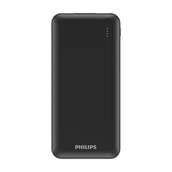 필립스 슬림 보조배터리, DLP1812PB, 10000mAh, PD 20W, 블랙, 1개