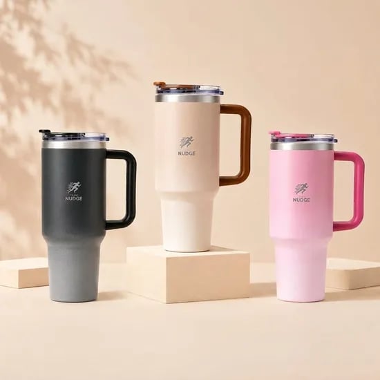 팀넛지 각인 텀블러, 아이보리, 1.2L, 1개