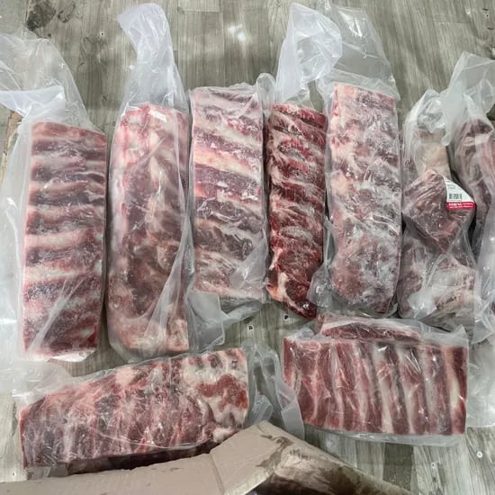 돼지 등갈비, 국내산, 3kg, 1박스