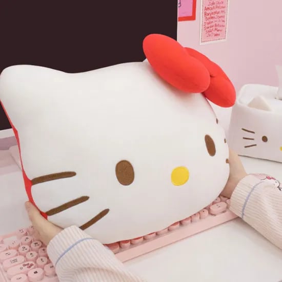 헬로키티 얼굴쿠션 레드클래식, 헬로키티 레드
