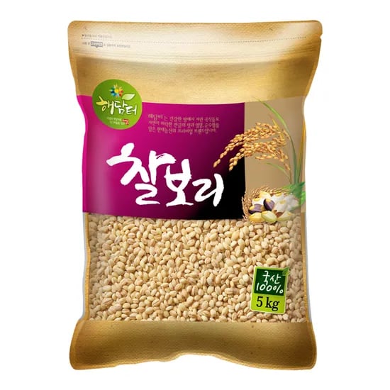 현대농산 국내산 찰보리 보리쌀, 5kg, 1개