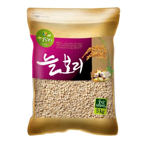 현대농산 국내산 늘보리 겉보리 꽁보리, 5kg, 1개