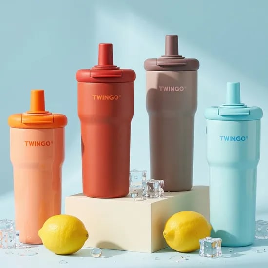 트윙고 투웨이 스트로우 텀블러, 클래시베이지, 700ml, 1개