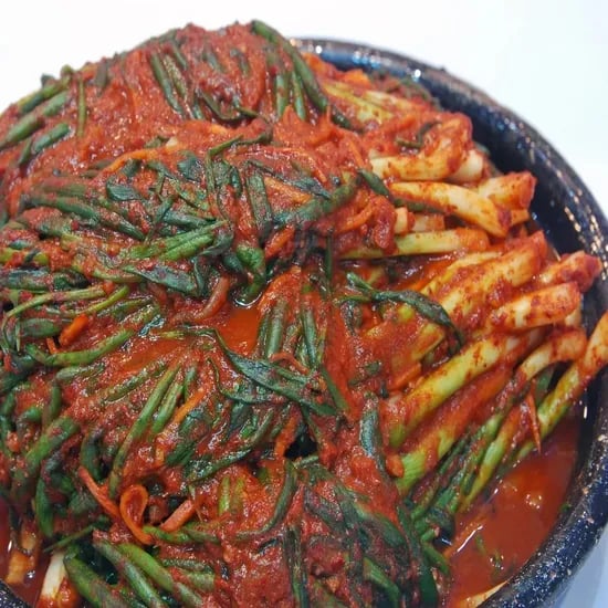 원김치 쪽파김치, 알싸한 풍미, 아삭한 식감, 5kg, 1개