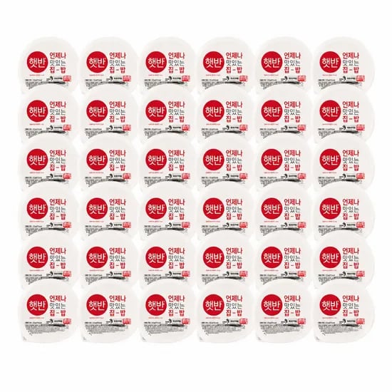 CJ제일제당 햇반 백미, 210g, 36개