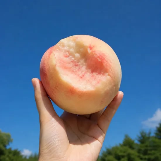 국내산 딱딱이 백도복숭아 2kg 1박스