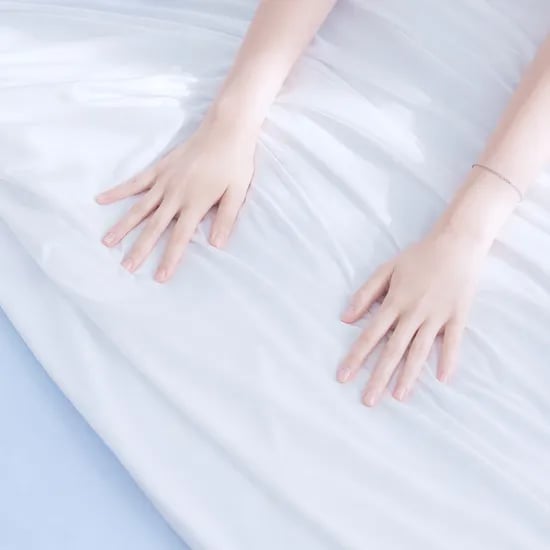 닿자마자 시원한 아이스 쿨 냉감이불 여름 숙면 열대야 필수템, 아이스 화이트, 냉감 홑이불, 150x200cm