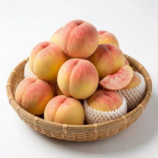 팜보스 국내산 아삭이털복숭아, 랜덤과, 4kg, 1박스
