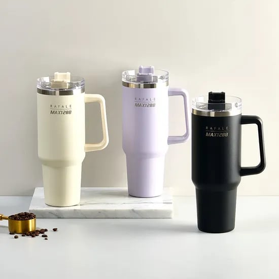 키친아트 맥스 진공 빅컵, 블랙, 1200ml, 1개