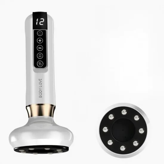 에토소닉 바디케어 괄사 근막 부항 온열 마사지기 젤 세트, 그레이, 1개