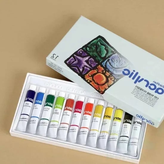 신한화구 학생용 아크릴물감, 7.5ml, 12색, 1개
