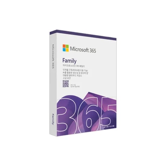 Microsoft 365 Family PKC, 12개월 구독, 1개
