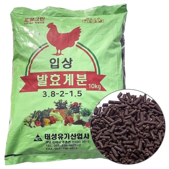 태성유기산업사 입상 발효 계분, 10kg, 1개