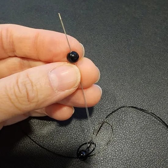 DIY 염주 만들기 비즈 염주구슬 꿰기 바늘, 1개