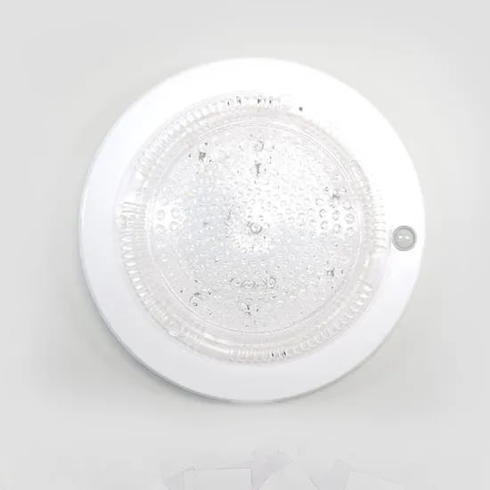 DnK 절전형 LED 센서등 투명커버 15W, 주광색