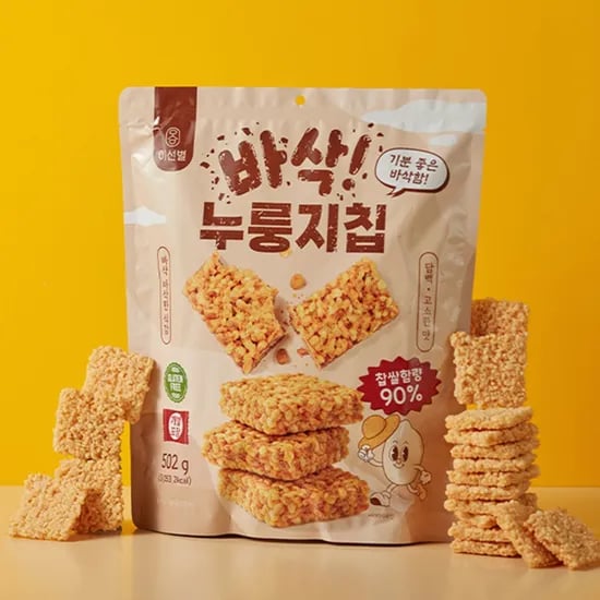 추억의 찹쌀 바삭 누룽지칩, 502g, 1팩