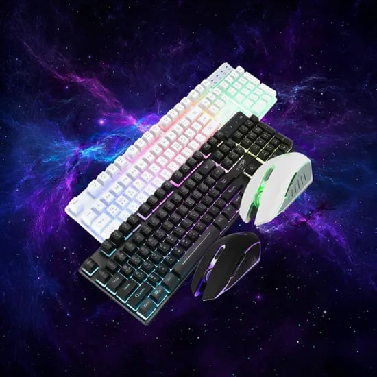 게이밍 키보드 마우스 세트, GMK-220, 블랙, 일반형, 1개