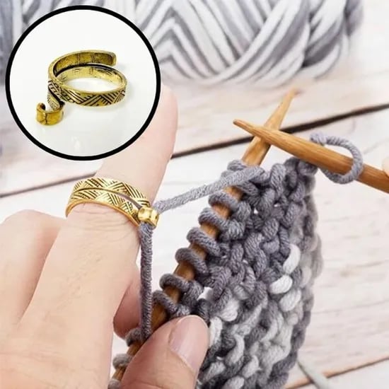 니팅링 뜨개링 뜨개반지 뜨기 뜨개 DIY 용품 소품 부자재 손뜨개 재료 니트 조끼 수세미, 1개