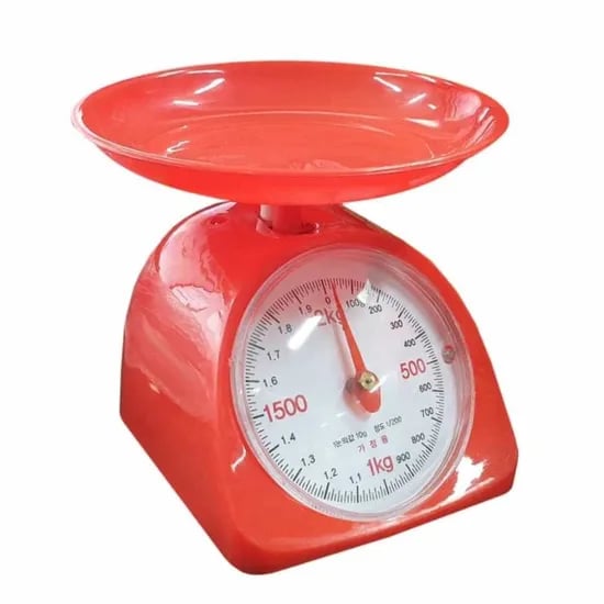 경인산업 기계식 아날로그 주방저울, 2kg, 1개