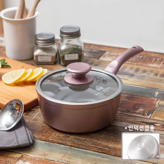 로얄그래프톤 로사 IH 세라믹 편수 냄비 18cm 1개