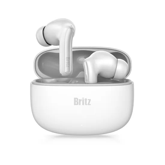 브리츠 노이즈캔슬링 커널형 무선 블루투스 이어폰 BZ-RT7, 화이트, 1개