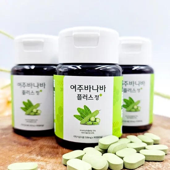 여주 바나바 플러스정, 500mg, 90정, 6개