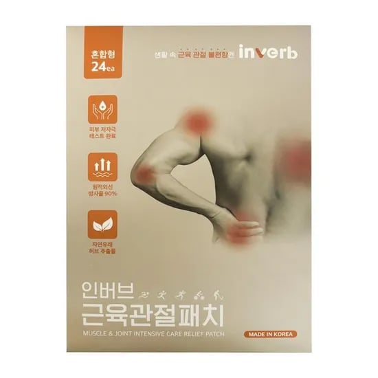 인버브 근육관절패치 혼합형, 24매, 1개