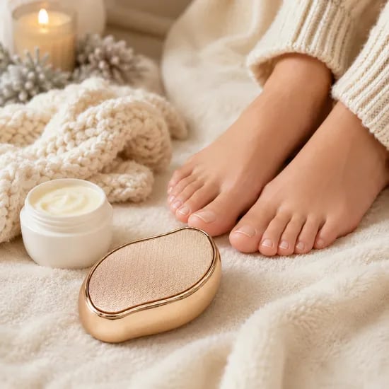 PEDI SPA 나노 유리 발각질제거기 풋파일, 골드, 1개