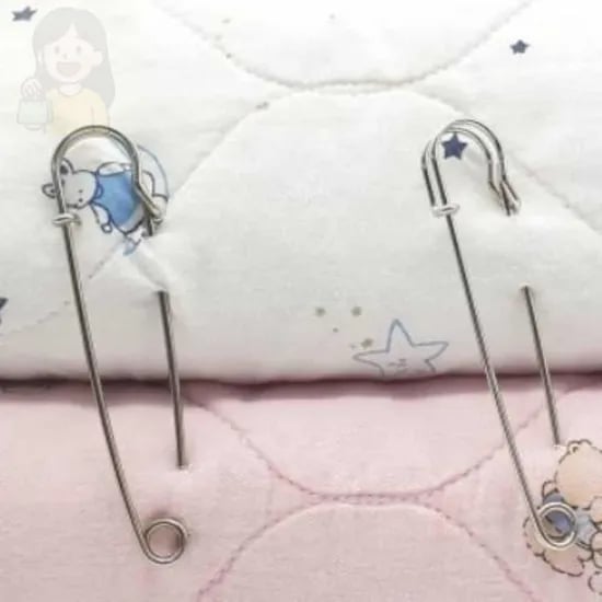 SP이불고정핀 대형옷핀 침구류 고정 리폼 10cm, 실버, 10개입