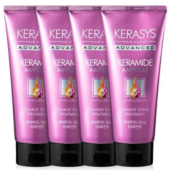 케라시스 케라마이드 극손상 클리닉 트리트먼트, 200ml, 4개