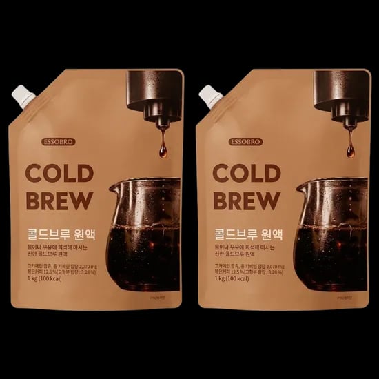 에쏘브로 콜드브루 원액, 1kg, 2개