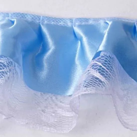 지은아트 공단 레이스 하늘 8cm x 1m 1개 5,830원