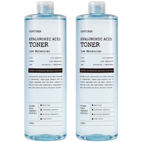 센티베르 저분자 히알루론산 토너 1000ml 2개