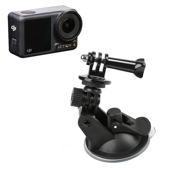 액션캠 차량 유리 흡착 거치대 마운트, DJI 오즈모 액션 4 호환, 호환용, 1개