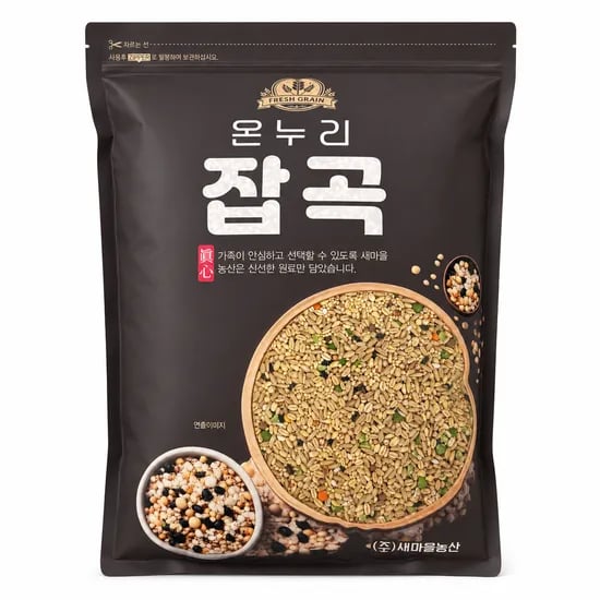 새마을농산 혼합잡곡 17곡, 3kg, 1봉